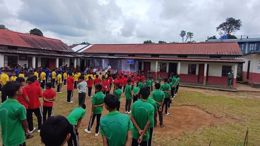 92-Year-Old Nongthymmai Govt LP School Gets New Toilet Facility