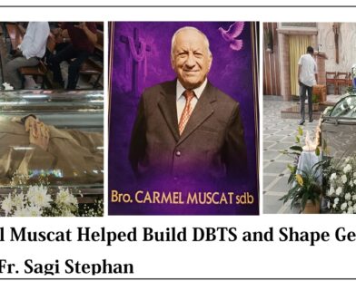 Br. Carmel Muscat Helped Build DBTS and Shape Generations of Youth: Fr. Sagi Stephan
