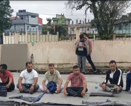Five Pressure Groups Stage Sit-In in Khliehriat, Demand Cancellation of Shree Cement Public Hearing