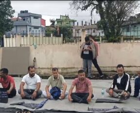 Five Pressure Groups Stage Sit-In in Khliehriat, Demand Cancellation of Shree Cement Public Hearing