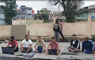 Five Pressure Groups Stage Sit-In in Khliehriat, Demand Cancellation of Shree Cement Public Hearing