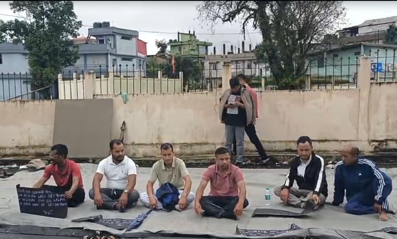 Five Pressure Groups Stage Sit-In in Khliehriat, Demand Cancellation of Shree Cement Public Hearing