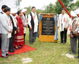 Meghalaya CM lays foundation stone for boundary wall of SNN at Baniun
