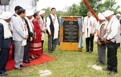 Meghalaya CM lays foundation stone for boundary wall of SNN at Baniun