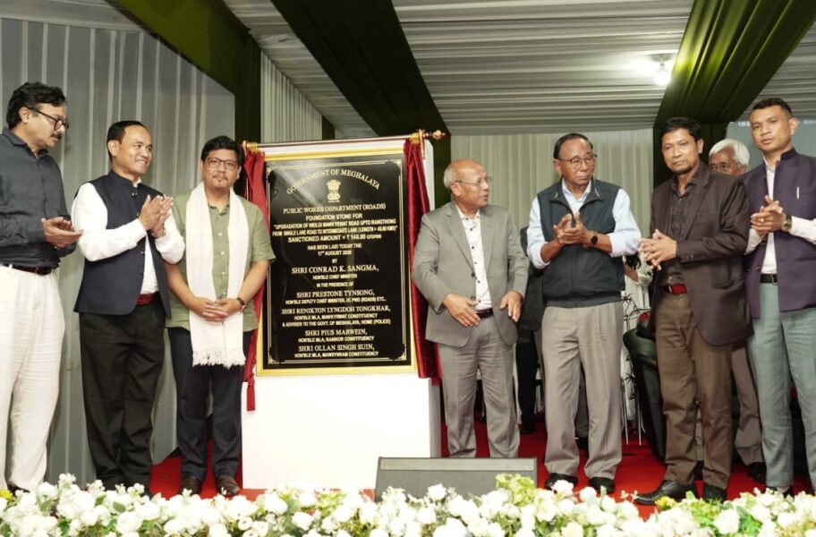 Meghalaya CM lays foundation stone for major road upgrade in SWKH