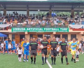 Ri Bhoi Inaugurates First Artificial Turf Football Ground at Umbuda