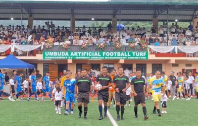 Ri Bhoi Inaugurates First Artificial Turf Football Ground at Umbuda