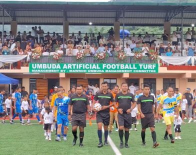 Ri Bhoi Inaugurates First Artificial Turf Football Ground at Umbuda