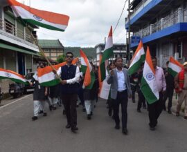 Tiranga Rally Held in Mairang to Promote Patriotism and Nasha Mukt Bharat