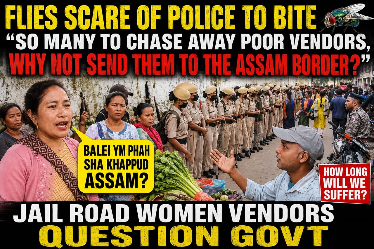 “So Many Police to Chase Away Poor Vendors—Why Not Send Them to the Assam Border?” Jail Road Women Vendors Question Govt