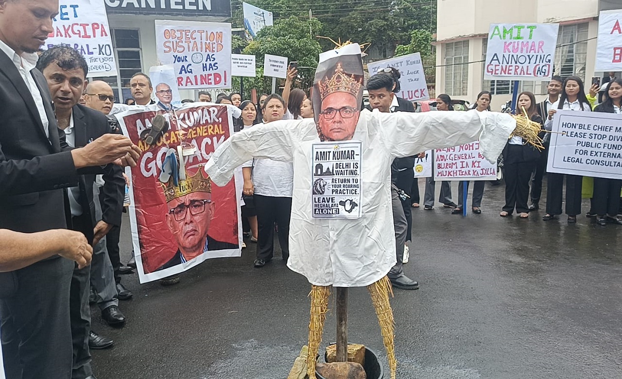 Meghalaya Lawyers Protest, Demand Removal of Advocate General Amit Kumar