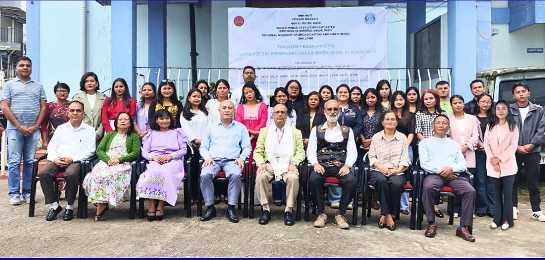Prasar Bharati Conducts Two-Day Training on On-Air Excellence in Shillong