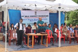 1st MLA Connect Programme Held in Sohkynduh for 28-Sohra Constituency