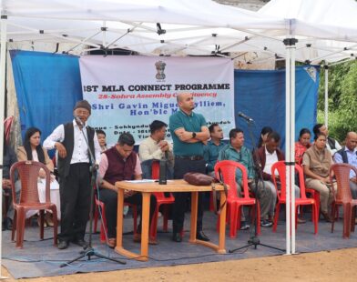 1st MLA Connect Programme Held in Sohkynduh for 28-Sohra Constituency