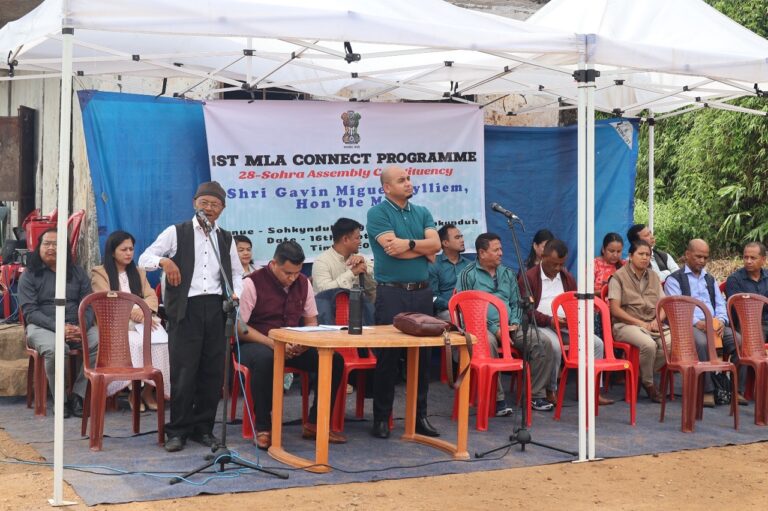 1st MLA Connect Programme Held in Sohkynduh for 28-Sohra Constituency