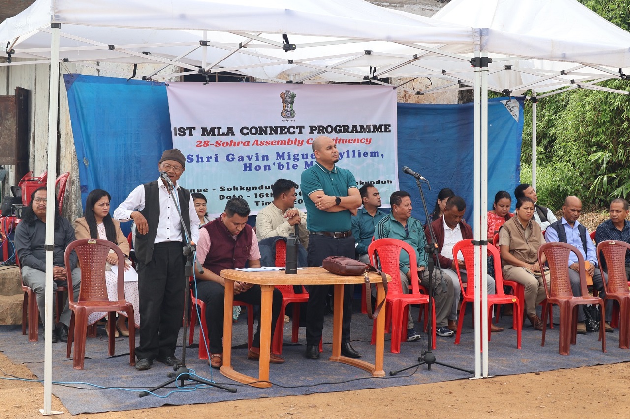 1st MLA Connect Programme Held in Sohkynduh for 28-Sohra Constituency