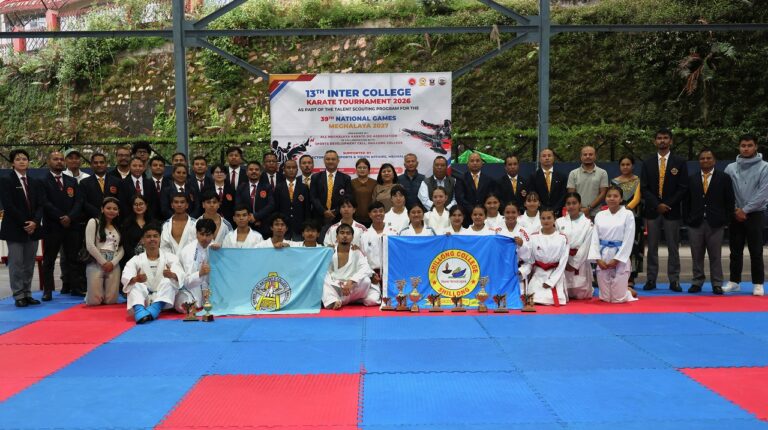 Shillong College Dominate AMKA Inter-College Karate Tournament, Win Five Titles