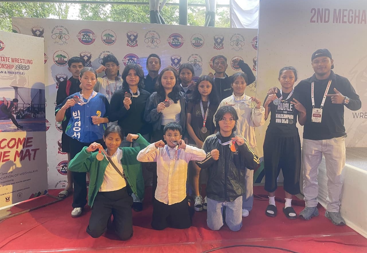 Mairang Wrestlers Clinch 11 Medals at State Championship