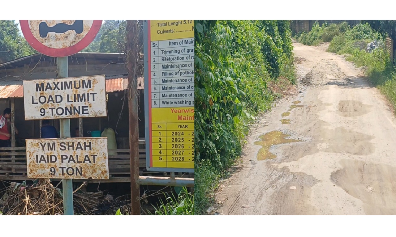 Newly Constructed PMGSY Road Develops Extensive Damage Within Months