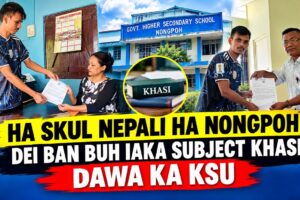 KSU Demands Khasi Subject in Nongpoh Nepali Secondary School
