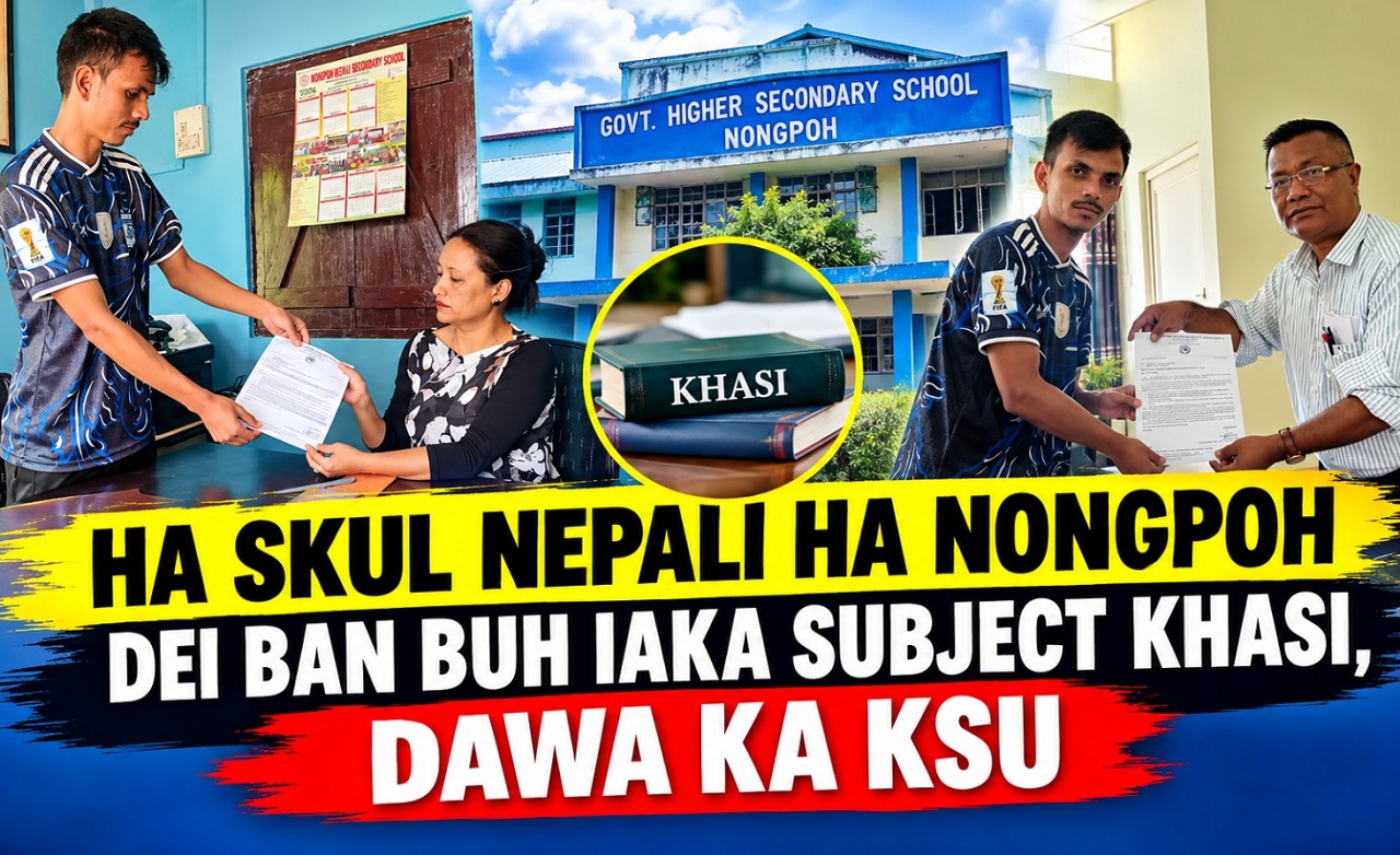 KSU Demands Khasi Subject in Nongpoh Nepali Secondary School