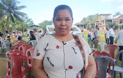 Woman Leader Confronts Assam Police, Vows to Defend Maikhuli Land