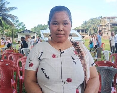 Woman Leader Confronts Assam Police, Vows to Defend Maikhuli Land