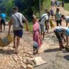 Nongmahir Residents Repair Dilapidated Village Roads Through Community Contributions
