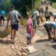 Nongmahir Residents Repair Dilapidated Village Roads Through Community Contributions