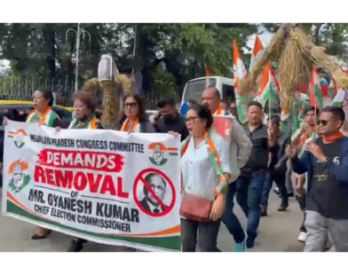 meghalaya-congress-joins-nationwide-protest-demands-cec-gyanesh-kumars-resignation