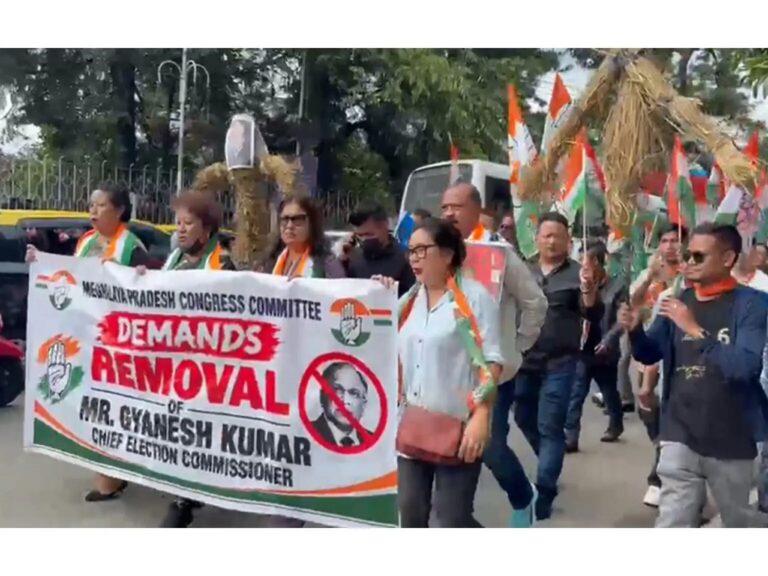 meghalaya-congress-joins-nationwide-protest-demands-cec-gyanesh-kumars-resignation