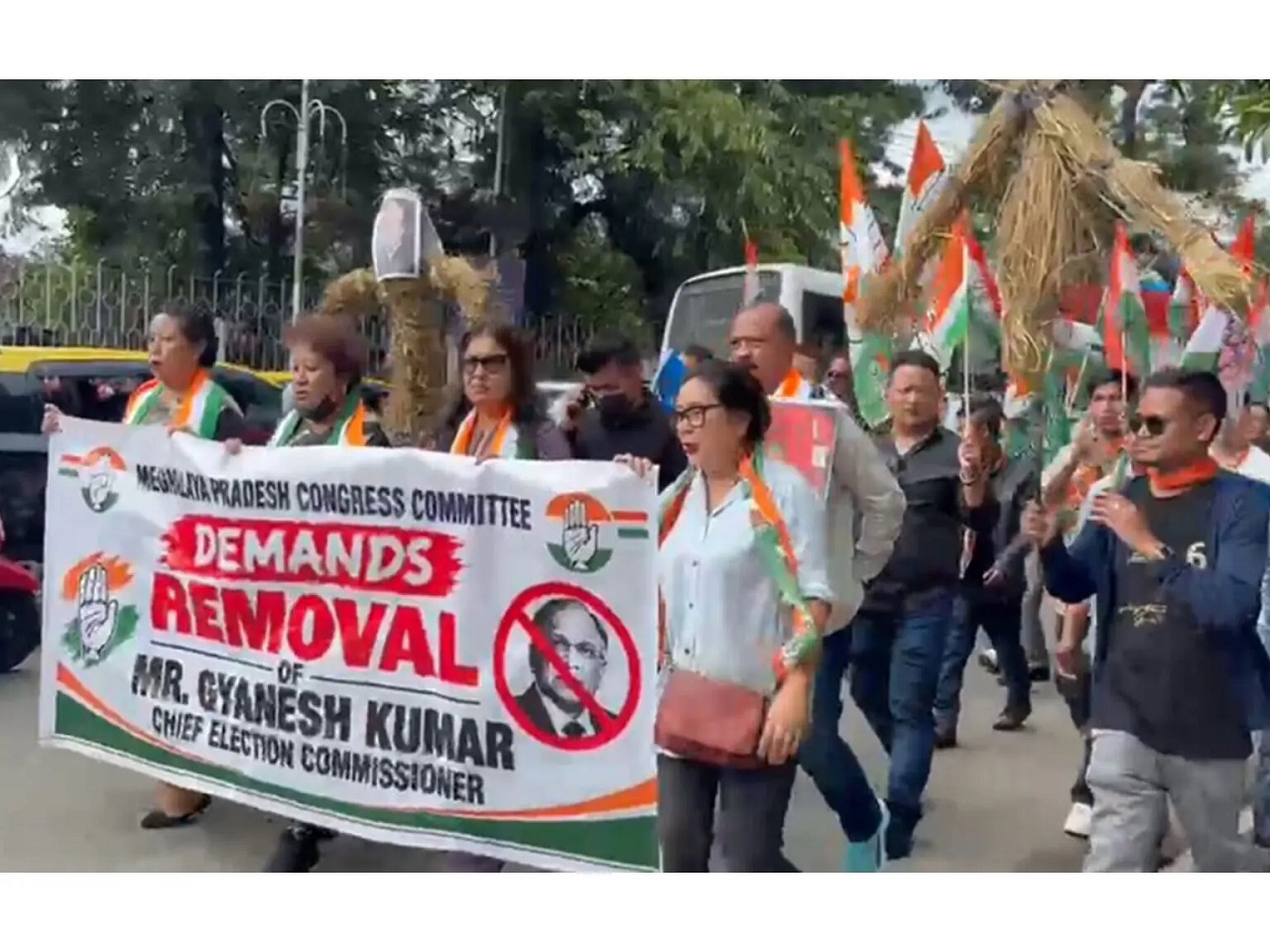 meghalaya-congress-joins-nationwide-protest-demands-cec-gyanesh-kumars-resignation