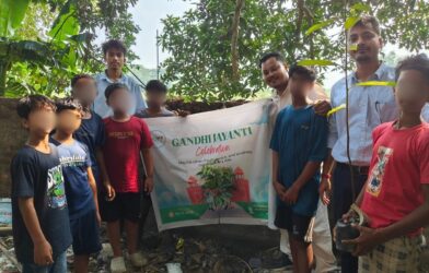 Gandhi Jayanti Marked with Art, Values and Plantation Drive at Jibonalay Azara Boys Home