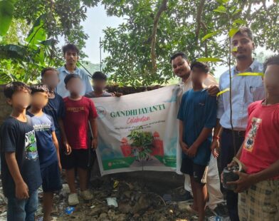 Gandhi Jayanti Marked with Art, Values and Plantation Drive at Jibonalay Azara Boys Home