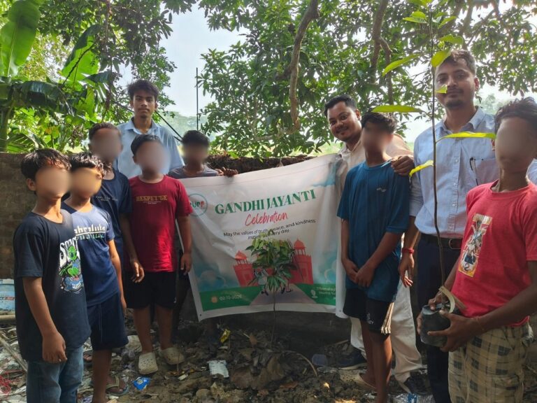 Gandhi Jayanti Marked with Art, Values and Plantation Drive at Jibonalay Azara Boys Home