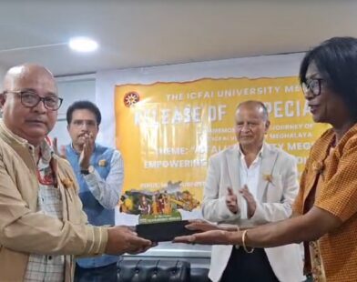 ICFAI University Meghalaya Releases Special Postal Cover to Mark Contribution to Higher Education