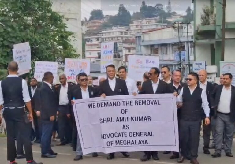 Meghalaya Lawyers Rally for Removal of Advocate General Amit Kumar