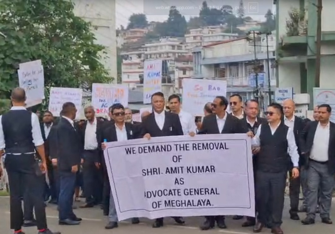 Meghalaya Lawyers Rally for Removal of Advocate General Amit Kumar