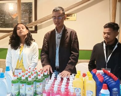 From Chemistry to Entrepreneurship: CJ Enterprise Showcases Cleaning Products in Shillong