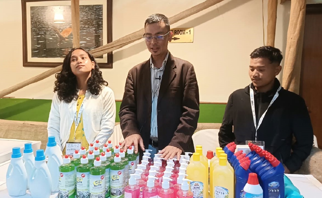 From Chemistry to Entrepreneurship: CJ Enterprise Showcases Cleaning Products in Shillong
