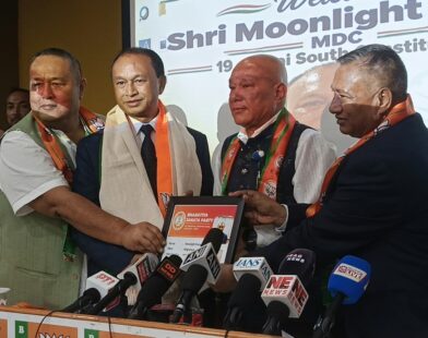Moonlight Pariat Joins BJP, Seeks Review of Paragraph 12A and Timely District Council Funding