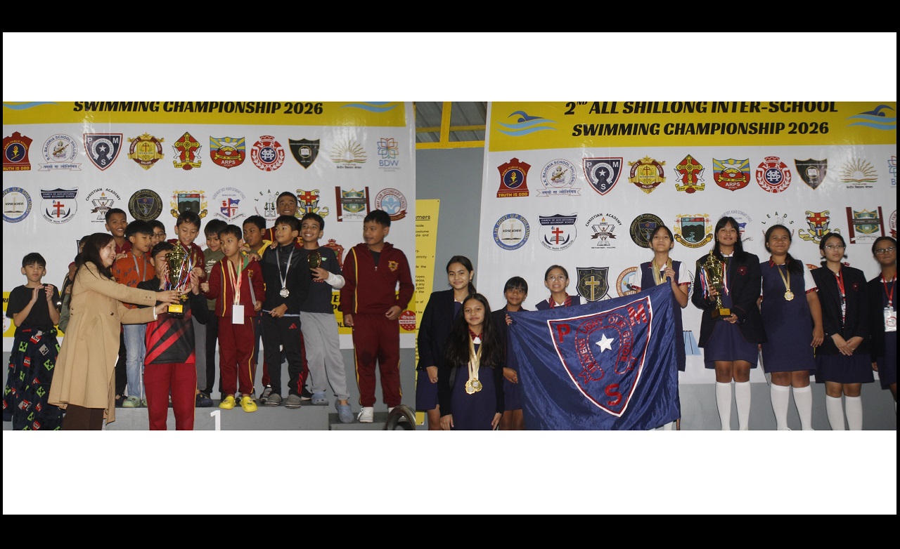 Pine Mount, St Edmund’s Defend Titles at 2nd All Shillong Inter-School Swimming Championship